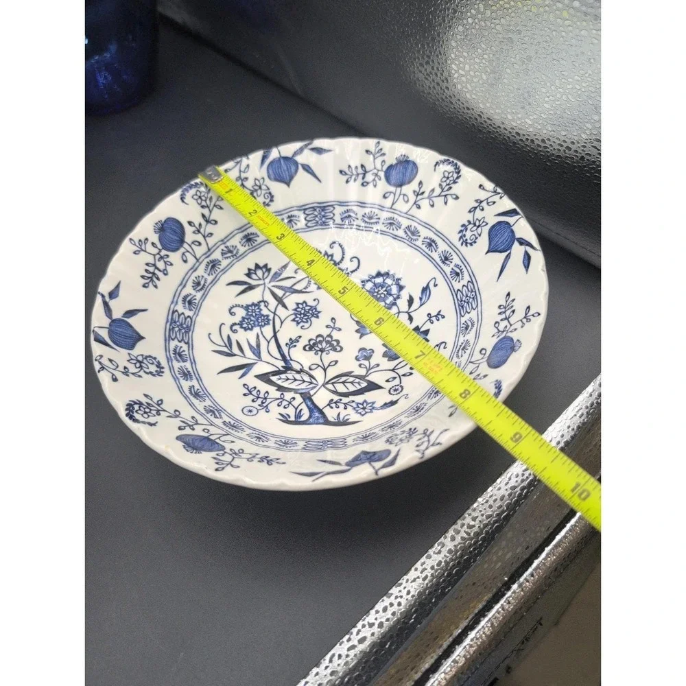 J&G Meakin England Blue Nordic ironstone 8.25